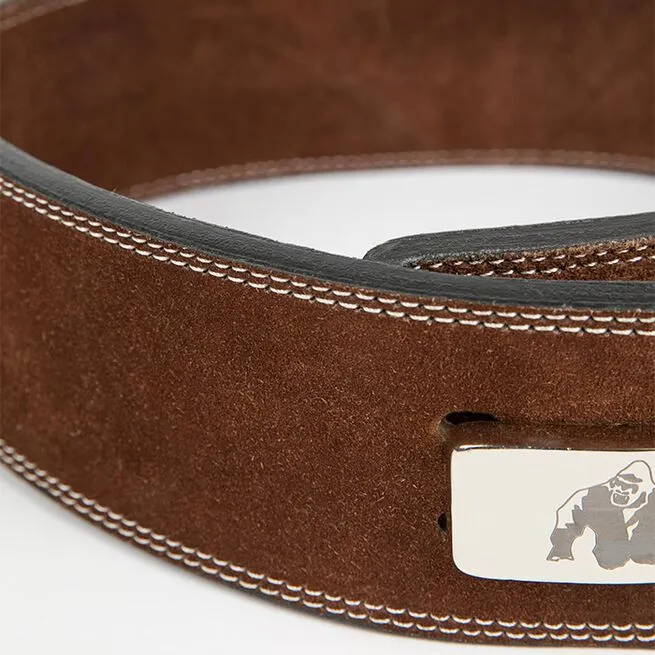 Gorilla Wear Gear 4 Inch Powerlifting Lever Belt, Brown 4 Gorilla Wear Gear 4 Inch Powerlifting Lever Belt, Brown - Billede 4
