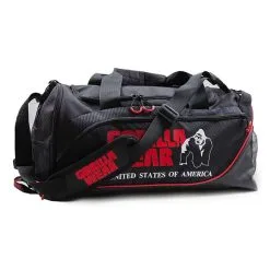 Gorilla Wear Jerome Gym Bag, Black/Red -butik med fitnessudstyr 9911090500 gorilla wear jerome gym bag black red 6