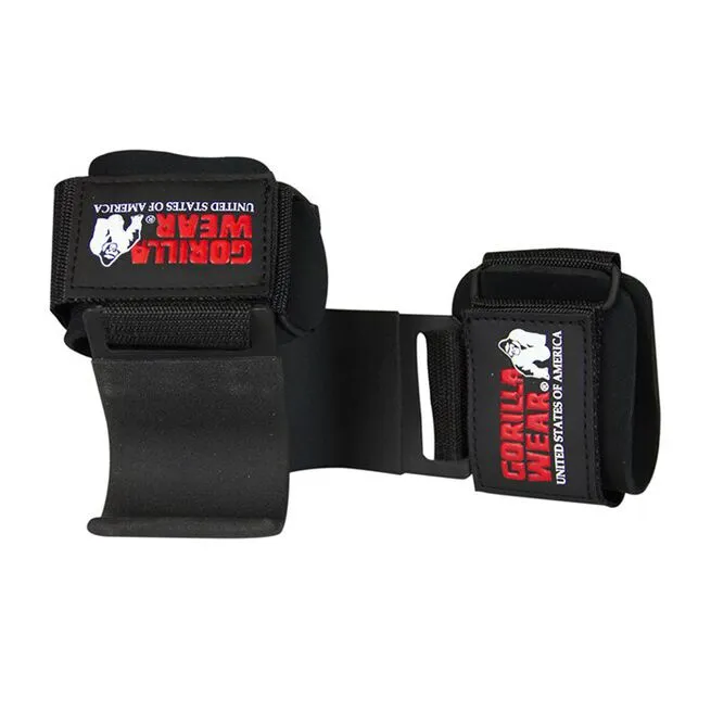 Gorilla Wear Gear Weight Lifting Hooks, Black 1 Gorilla Wear Gear Weight Lifting Hooks, Black