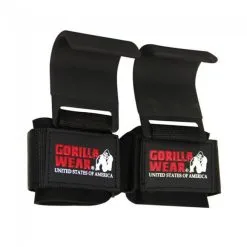 Gorilla Wear Gear Weight Lifting Hooks, Black 5 Gorilla Wear Gear Weight Lifting Hooks, Black -butik med fitnessudstyr 9912990000 weight lifting hooks black 3