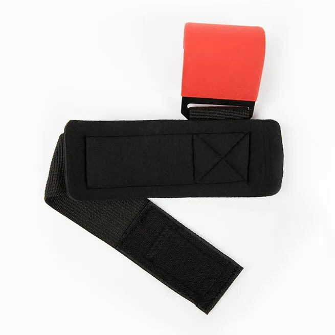 Gorilla Wear Gear Weight Lifting Hooks, Black/Red 4 Gorilla Wear Gear Weight Lifting Hooks, Black/Red - Billede 4