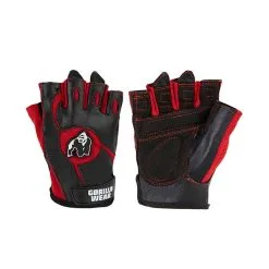 Gorilla Wear Gear Mitchell Training Gloves, Black/Red