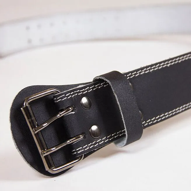 Gorilla Wear Gear 4 Inch Padded Leather Belt, Black 4 Gorilla Wear Gear 4 Inch Padded Leather Belt, Black - Billede 4