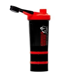 Gorilla Wear Shaker 2 Go 500 Ml + 130 Ml X 2, Black/Red -butik med fitnessudstyr 9916190500 shaker 2 go 760 ml black red 5