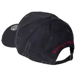Gorilla Wear Harrison Cap, Black/Red, OS -butik med fitnessudstyr 9917290500 Gorilla Wear Harrison Cap Black Rod OS 1 0320