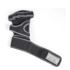 Gorilla Wear Gear Yuma Weightlifting Workout Gloves, Black/grey -butik med fitnessudstyr 991749080R Gorilla Wear Yuma Weightlifting Workout Gloves black grey 04 0522