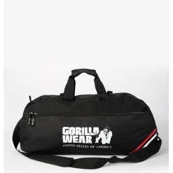 Gorilla Wear Norris Hybrid Gym Bag/Backpack, Black