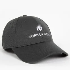 Gorilla Wear Bristol Fitted Cap, Anthracite -butik med fitnessudstyr 9919189909.MASTER Gorilla Wear Bristol Fitted Cap Anthracite 02 0821 2