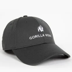 Gorilla Wear Bristol Fitted Cap, Black -butik med fitnessudstyr 9919189909.MASTER Gorilla Wear Bristol Fitted Cap Anthracite 02 0821