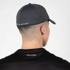 Gorilla Wear Bristol Fitted Cap, Black -butik med fitnessudstyr 9919189909.MASTER Gorilla Wear Bristol Fitted Cap Anthracite 07 0821