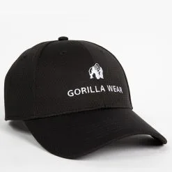 Gorilla Wear Bristol Fitted Cap, Black -butik med fitnessudstyr 9919190009.MASTER Gorilla Wear Bristol Fitted Cap Black 02 0821 1