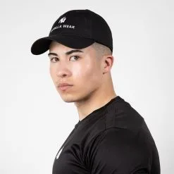 Gorilla Wear Bristol Fitted Cap, Black -butik med fitnessudstyr 9919190009.MASTER Gorilla Wear Bristol Fitted Cap Black 06 0821 1