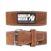 Gorilla Wear Gear 4 Inch Powerlifting Belt, Brown