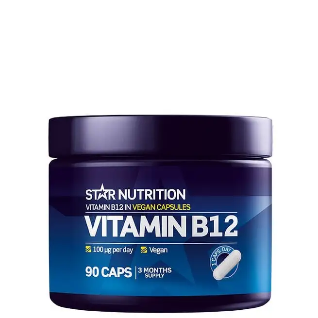 Star Nutrition Vitamin B12, 90 Caps 1 Star Nutrition Vitamin B12, 90 Caps