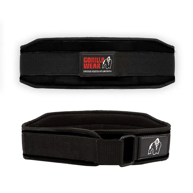 Gorilla Wear Gear 4 Inch Women´s Lifting Belt, Black 1 Gorilla Wear Gear 4 Inch Women´s Lifting Belt, Black