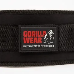 Gorilla Wear Gear 4 Inch Women´s Lifting Belt, Black 9 Gorilla Wear Gear 4 Inch Women´s Lifting Belt, Black -butik med fitnessudstyr 998019000R 4Inch Womens Lifting Belt black 05 0522
