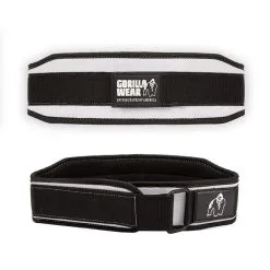 Gorilla Wear Gear 4 Inch Women´s Lifting Belt, Black/white