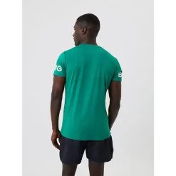 BJØRN BORG Borg Tee, Verdant Green -butik med fitnessudstyr 9999 1140 GN078R BJORN BORG Borg Tee Verdant Green 02 jan23