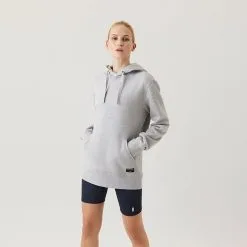 BJØRN BORG Centre Hoodie, Light Grey Melange -butik med fitnessudstyr 9999 1432 90741R BJORN BORG Centre Hoodie Light Grey Melange 08 jan23
