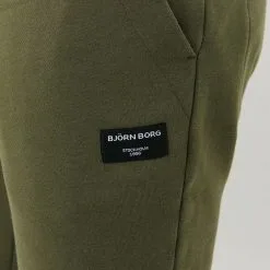 BJØRN BORG Centre Tapered Pant, Ivy Green -butik med fitnessudstyr 9999 1435 GN011R Bjorn Borg Centre Tapered Pant Ivy Green 03 0821
