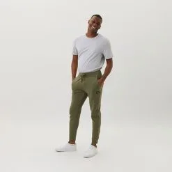 BJØRN BORG Centre Tapered Pant, Ivy Green -butik med fitnessudstyr 9999 1435 GN011R Bjorn Borg Centre Tapered Pant Ivy Green 04 0821