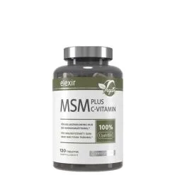 Elexir Pharma MSM + C Vitamin, 120 Tabletter