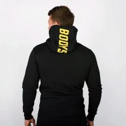 Bodystore.dk BS Men New Hood, Black -butik med fitnessudstyr BS1112 BLK R Bodystore Men New Hood Black M 03 0920