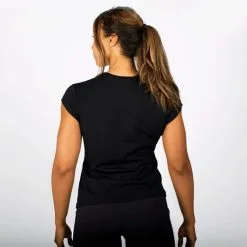 Bodystore.dk BODYSTORE WMN NEW LOGO TEE, BLACK -butik med fitnessudstyr BS2222 BLK R BODYSTORE WMN NEW LOGO TEE BLACK S 02 0920 1