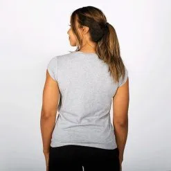 Bodystore.dk Bodystore Women Logo Tee, Grey -butik med fitnessudstyr BS2222 GRY R BODYSTORE WMN NEW LOGO TEE GREY S 03 0920 2