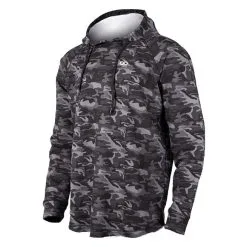 Chained Nutrition Gear Chained L Hood, Black Camo -butik med fitnessudstyr CNG1010 BCO R Chained L Hood Black Camo infront jan21 1