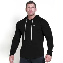 Chained Nutrition Gear Chained Thermal Hood, Light Grey Melange -butik med fitnessudstyr CNG1010 BLK R Chained Thermal Hood Black juni21 1