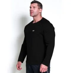 Chained Nutrition Gear Chained L/S Thermal Sweat, Olive -butik med fitnessudstyr CNG1011 BLK R Chained Thermal Sweat Black juni21 1