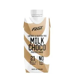 FAST Sports Nutrition 15 X Fast Protein Shake, 250ml -butik med fitnessudstyr FP10038200R Fast 15xProtein Shake 250ml milkychoco 02 feb23