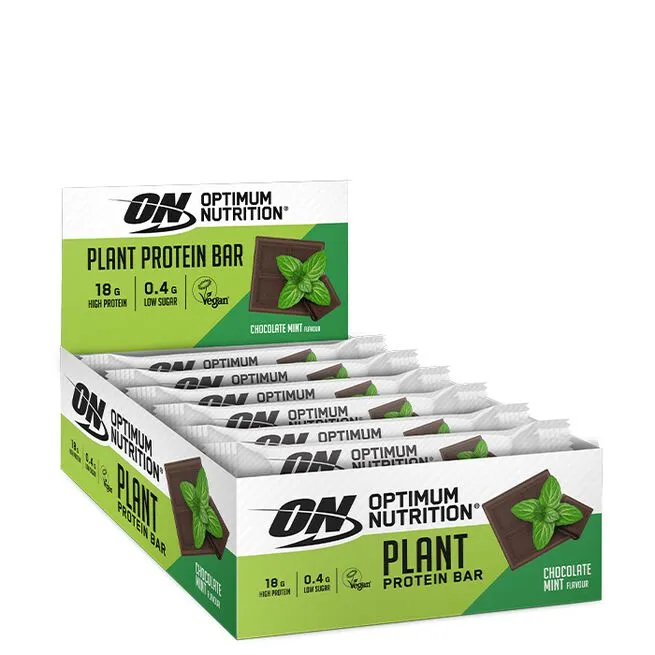 Optimum Nutrition 12 X Optimum Protein Vegan Bar 60 G Chocolate Mint 1 Optimum Nutrition 12 X Optimum Protein Vegan Bar 60 G Chocolate Mint