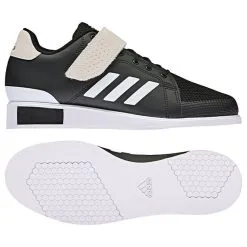 Adidas Power Perfect III, Black/White -butik med fitnessudstyr GX2895R Adidas Power Perfect III BlackWhite 10 jan22