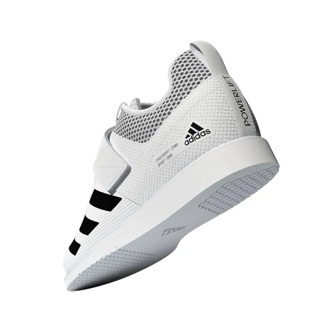 Adidas Powerlift 5, White/Black/Grey 4 Adidas Powerlift 5, White/Black/Grey - Billede 4
