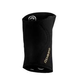 REHBAND RX Knee Sleeve 5 Mm Gold Black -butik med fitnessudstyr R20015272R RX Knee Sleeve 5mm Gold Black 03 0922