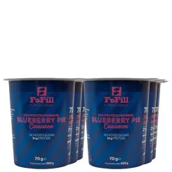 6 X FoFill Meal, 70 G -butik med fitnessudstyr SETFOFILLMEAL FoFill Meal 6x70 g blueberry mars23