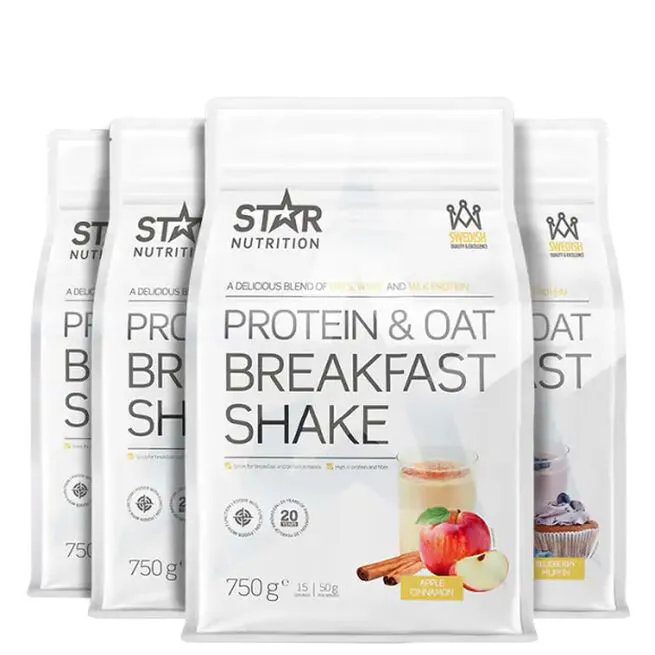 Star Nutrition Protein & Oat Breakfast Shake, Mix&Match, 3 Kg 1 Star Nutrition Protein & Oat Breakfast Shake, Mix&Match, 3 Kg