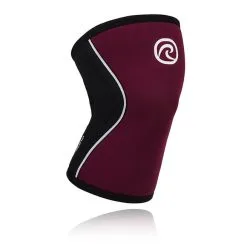 REHBAND Rx Knee Support 5 Mm X2 -butik med fitnessudstyr SETREHBAND rx knee support 5 mm x2 rehband Burgundy Black Rehband 0320