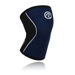 REHBAND Rx Knee Support 5 Mm X2 -butik med fitnessudstyr SETREHBAND rx knee support 5 mm x2 rehband Navy Black Rehband 0320