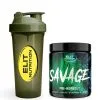 Elit Savage PWO 300 G + Elit Nutrition Smart Shaker 800 Ml