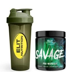 Elit Savage PWO 300 G + Elit Nutrition Smart Shaker 800 Ml