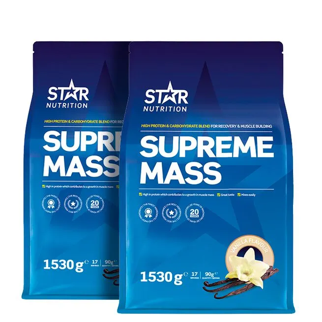 Star Nutrition 2 X Supreme Mass, 1530 G 1 Star Nutrition 2 X Supreme Mass, 1530 G