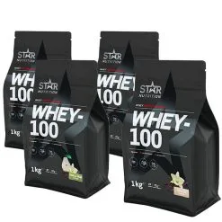 Star Nutrition Whey-100 Mix&Match 4x1 Kg