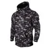 Star Nutrition Gear Star Mens Zip Hood, Black Camo