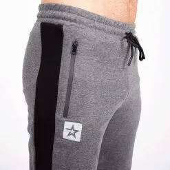 Star Nutrition Gear Star Gym Joggers, Black/White -butik med fitnessudstyr SNA1025 ANT R Star Gym Joggers AntraciteBlack 06 okt21 3