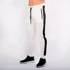 Star Nutrition Gear Star Gym Joggers, Antracite/Black -butik med fitnessudstyr SNA1025 OWB R StarGymJoggers Offwhite Black 02 6