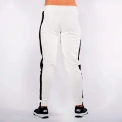 Star Nutrition Gear Star Gym Joggers, Black/Maroon -butik med fitnessudstyr SNA1025 OWB R StarGymJoggers Offwhite Black 04