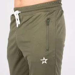 Star Nutrition Gear Star Tapered Mesh Pants, Olive -butik med fitnessudstyr SNA1043 OLV R STAR TAPERED MESH PANTS OLIVE 05 0920